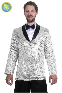 GIACCA PAILLETTES ARGENTO